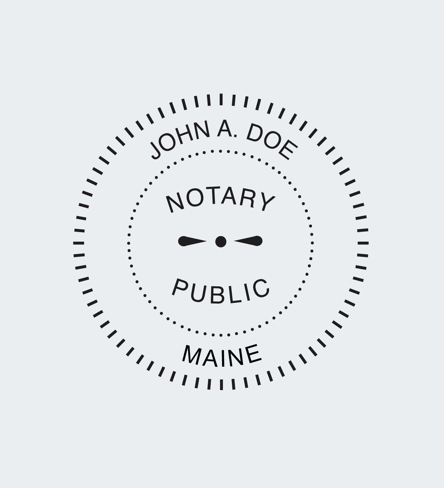 Maine Notary Seals NNA